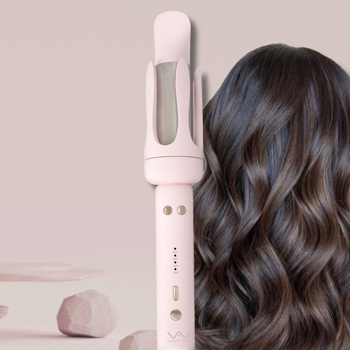 ヘアアイロン オートカール 自動巻き 海外対応 ピンク Amazon | Ryanboo オートカールアイロン ミラカール automatic hair