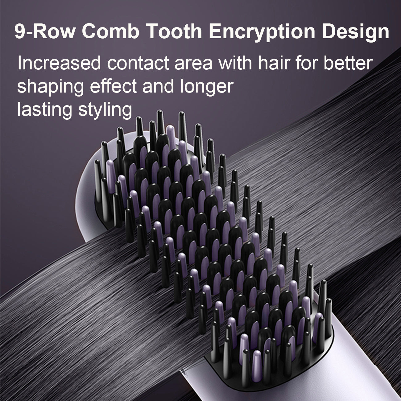 Vivid&Vogue Cordless Hair Straightener Brush, 2 in 1 Curling & Straightening Brush with 200 Million Negative Ions, Mini Travel Hot Straightener Comb for Women, Fast Heating & Dual Voltage