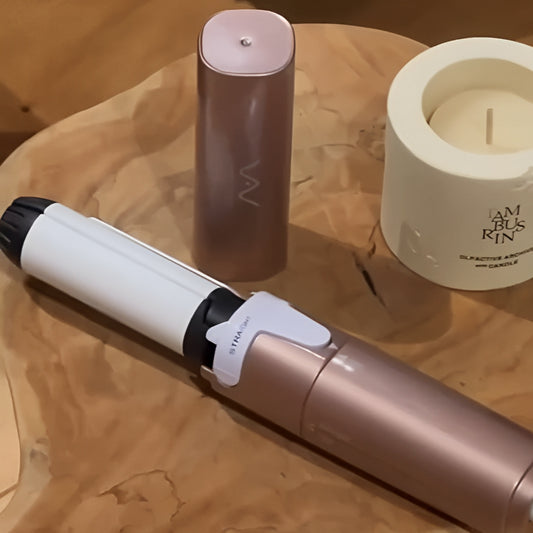 VAV 2IN1旅行用ストレート ＆ カールアイロン 2way ミニ ヘアアイロン 両用 コテ 携帯便利 海外対応