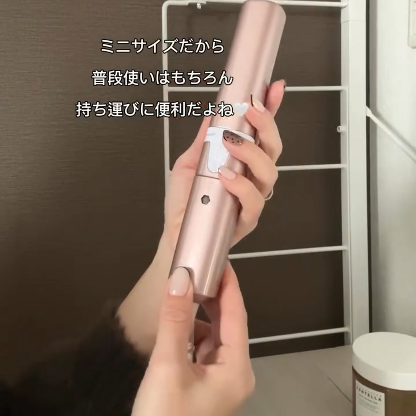 VAV 2IN1 Travel Straightener &amp; Curling Iron, 2-way Mini Hair Iron, Dual-use Curling Iron, Portable, Suitable for Overseas Use 