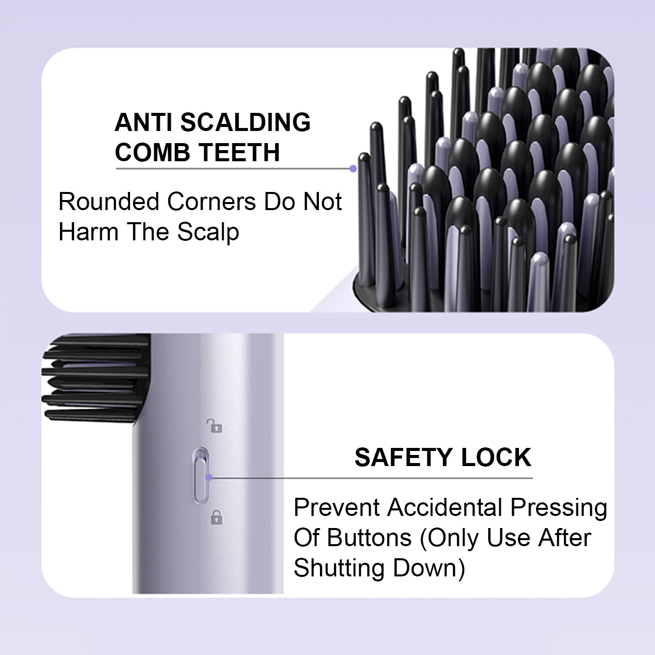 Vivid&Vogue Cordless Hair Straightener Brush, 2 in 1 Curling & Straightening Brush with 200 Million Negative Ions, Mini Travel Hot Straightener Comb for Women, Fast Heating & Dual Voltage