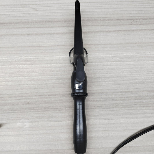 BERTA Curling Iron Wand Ceramic Coated and Adjustable Temp Setting Tapered Hair Curler,1/2-1 Inch Curling Wand for Fast Heating,Digital Display,Auto Shut Off, Black