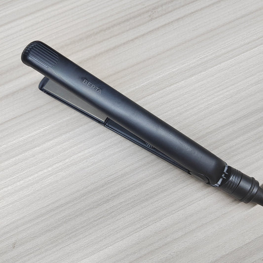 BERTA 1-Inch Professional Ceramic 3D Floating Flat Iron for Hair and 1 Inch Professional Hair Straightener Coated with PTC Fast Heater Constant Temp 410℉