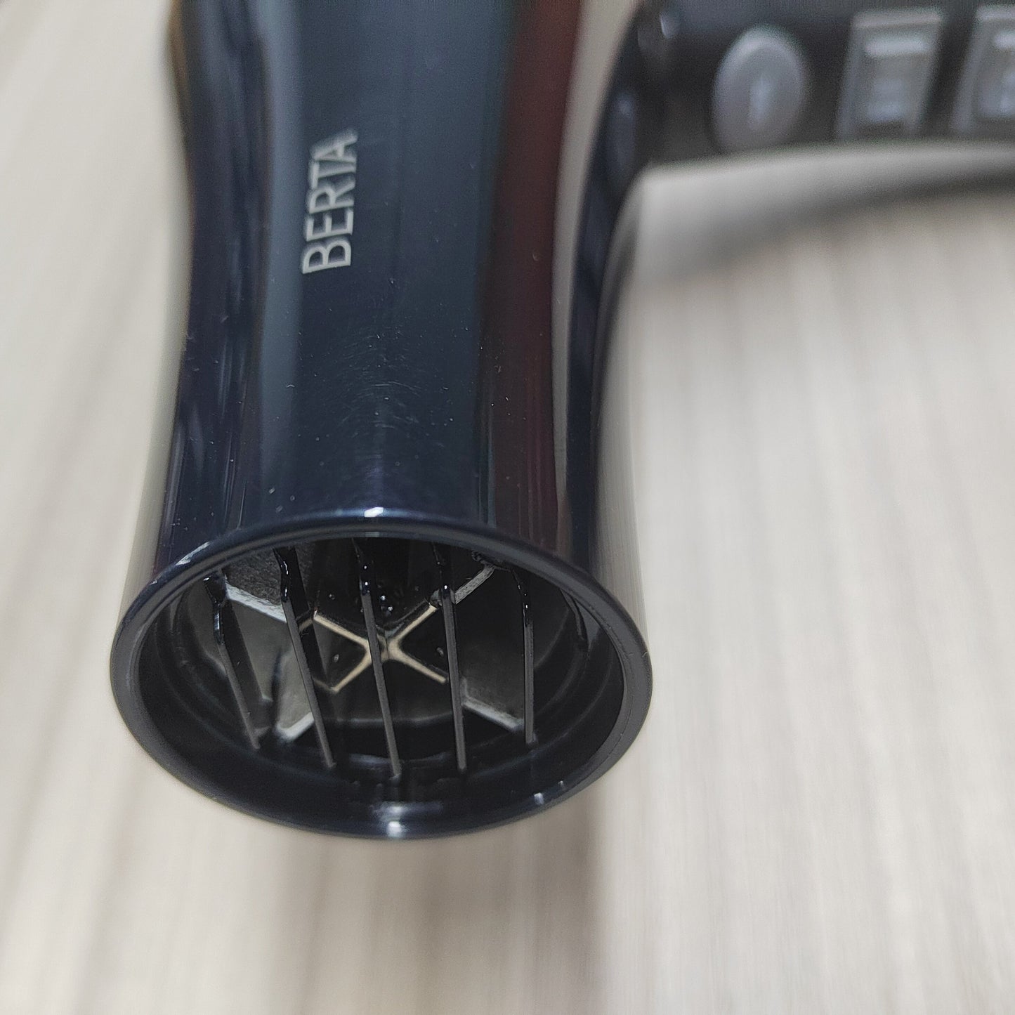 BERTA Professional Powerful Hair Dryer Negative Ionic 2 Speeds and 3 Temperature Settings and Cool Shot Button 1875w AC Motor Fast Drying Blow Dryer with Concentrator