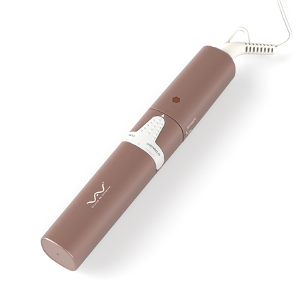 VAV Mini Travel 2 in 1 Hair Straightener and Curler 1 Inch Curling Iron Flat Iron Dual Voltage Hair Styling Tools Ceramic Coating Panel