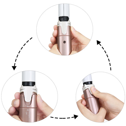 VAV 2IN1 Travel Straightener &amp; Curling Iron, 2-way Mini Hair Iron, Dual-use Curling Iron, Portable, Suitable for Overseas Use 