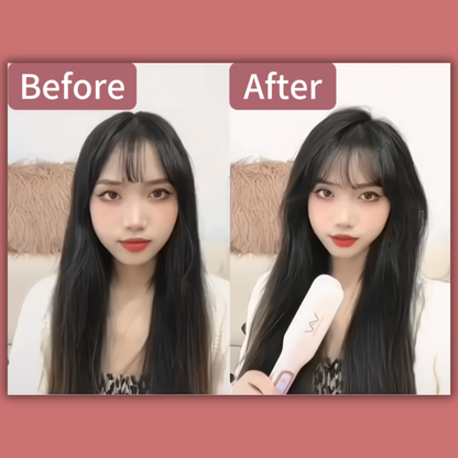 VAV ボリュームアップアイロン ヘアアイロン ふんわり立ち上がる仕上がりに 軟毛/薄毛/ぺたんこ髪/つむじ割れ/猫っ毛さんに向け 140～220℃ 海外兼用